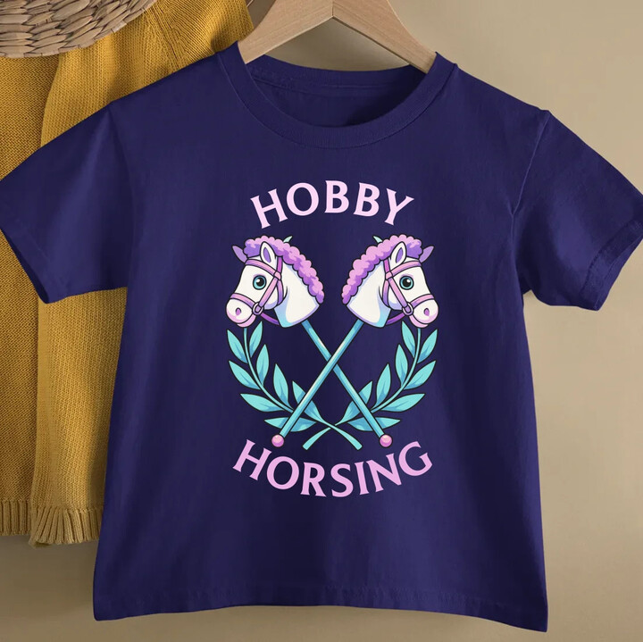 Hobby horsing - dětské tričko s potiskem