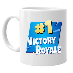 Number 1 Victory Royale - hrnek s potiskem pro fanoušky hry Fortnite