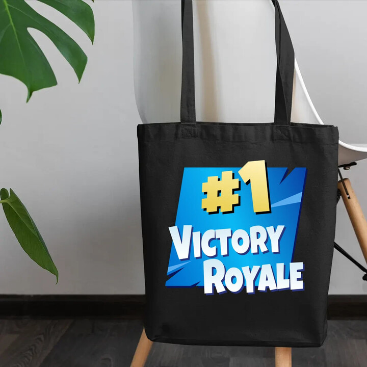 Number 1 Victory Royale - taška s potiskem pro fanoušky hry Fortnite