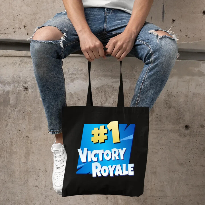 Number 1 Victory Royale - taška s potiskem pro fanoušky hry Fortnite
