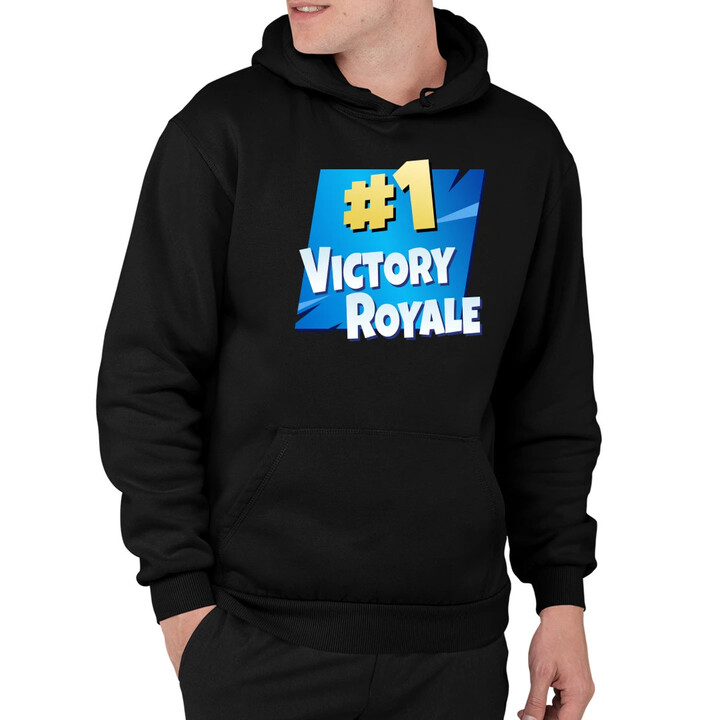 Number 1 Victory Royale - pánská mikina s potiskem pro fanoušky hry Fortnite