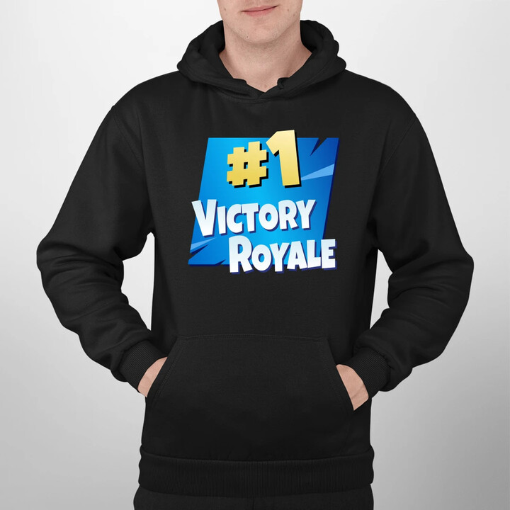 Number 1 Victory Royale - pánská mikina s potiskem pro fanoušky hry Fortnite