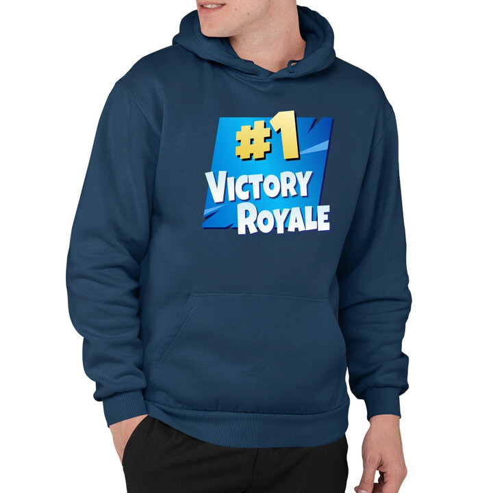 Number 1 Victory Royale - pánská mikina s potiskem pro fanoušky hry Fortnite