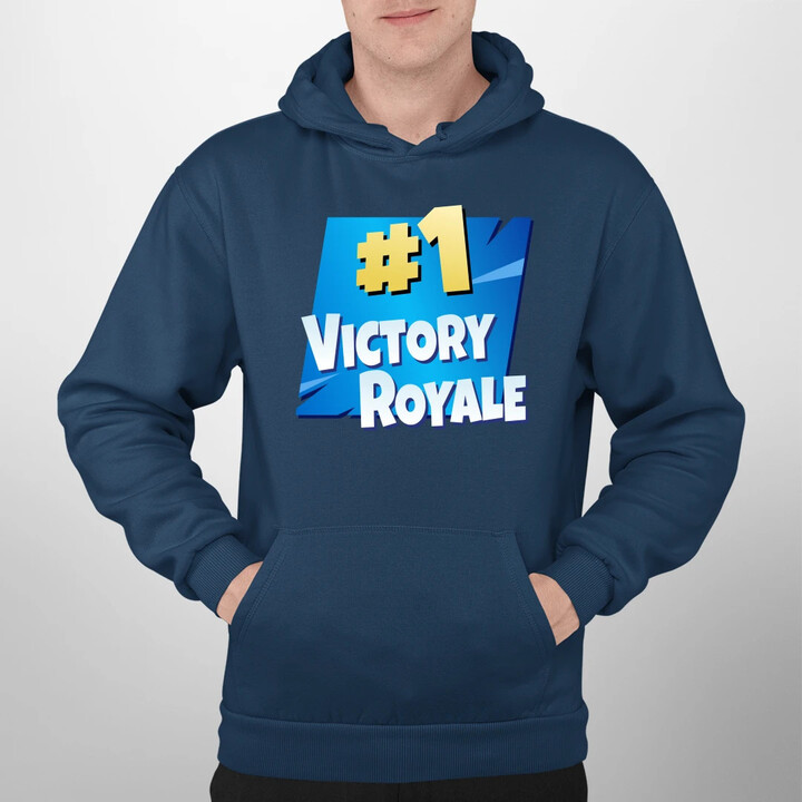 Number 1 Victory Royale - pánská mikina s potiskem pro fanoušky hry Fortnite