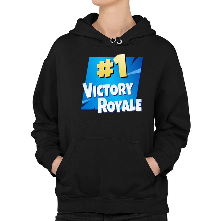 Number 1 Victory Royale - dámská mikina s potiskem pro fanoušky hry Fortnite