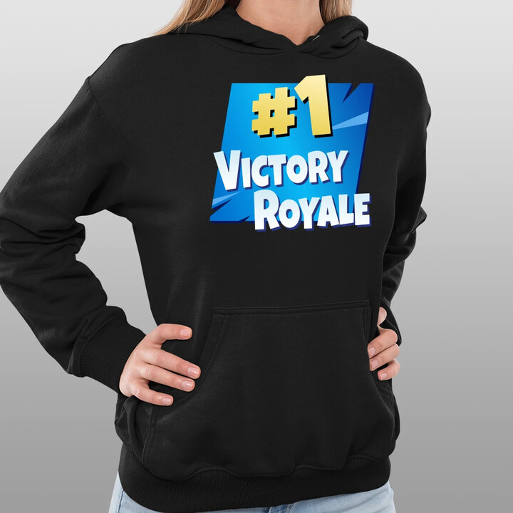Number 1 Victory Royale - dámská mikina s potiskem pro fanoušky hry Fortnite