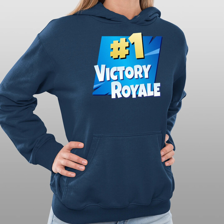 Number 1 Victory Royale - dámská mikina s potiskem pro fanoušky hry Fortnite