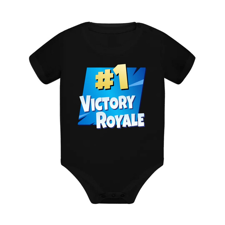 Number 1 Victory Royale - dětské body s potiskem pro fanoušky hry Fortnite