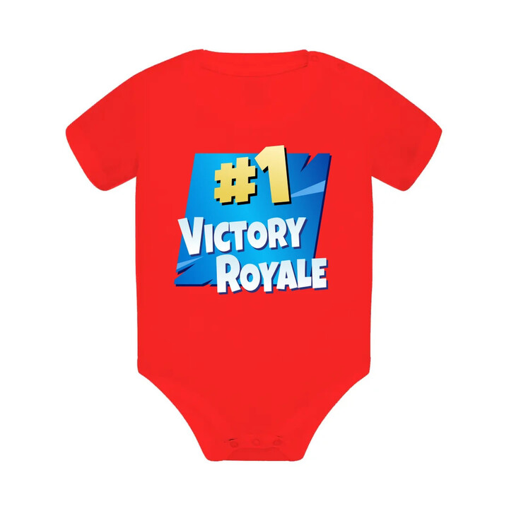 Number 1 Victory Royale - dětské body s potiskem pro fanoušky hry Fortnite