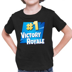 Number 1 Victory Royale - dětské tričko s potiskem pro fanoušky hry Fortnite