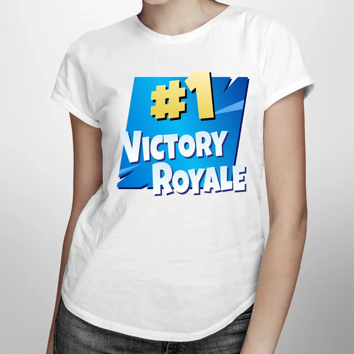 Number 1 Victory Royale  - dámské tričko s potiskem pro fanoušky hry Fortnite