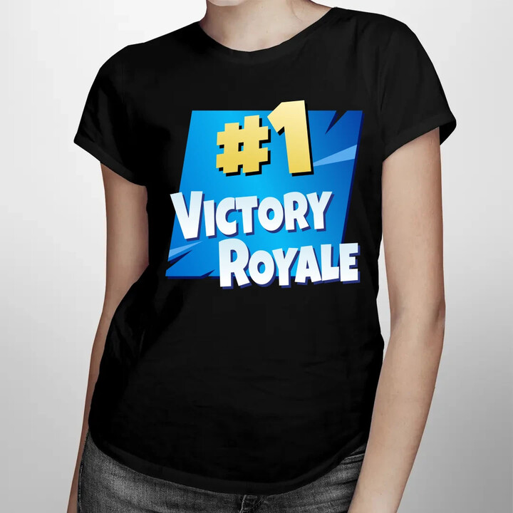 Number 1 Victory Royale  - dámské tričko s potiskem pro fanoušky hry Fortnite