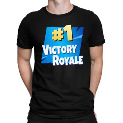 Number 1 Victory Royale - pánské tričko s potiskem pro fanoušky hry Fortnite