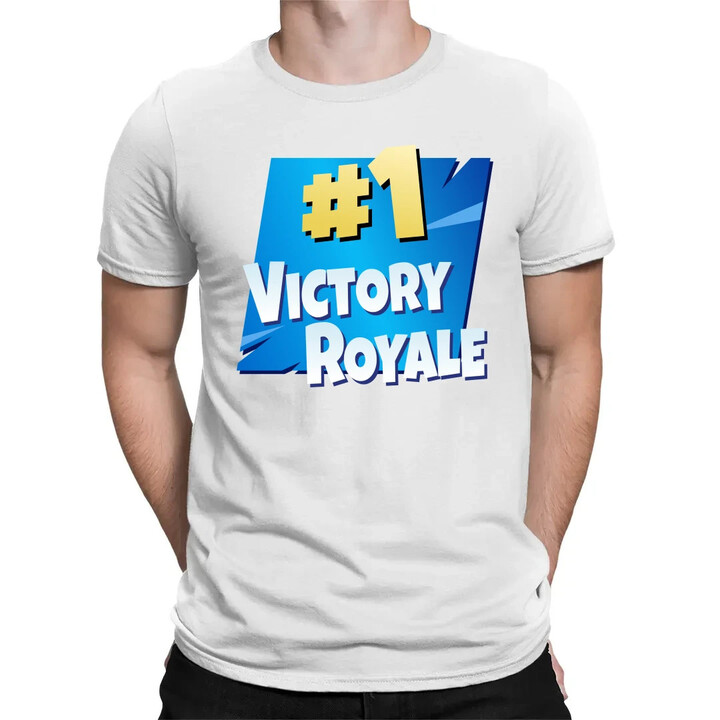 Number 1 Victory Royale - pánské tričko s potiskem pro fanoušky hry Fortnite