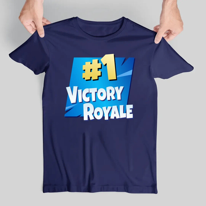 Number 1 Victory Royale - pánské tričko s potiskem pro fanoušky hry Fortnite