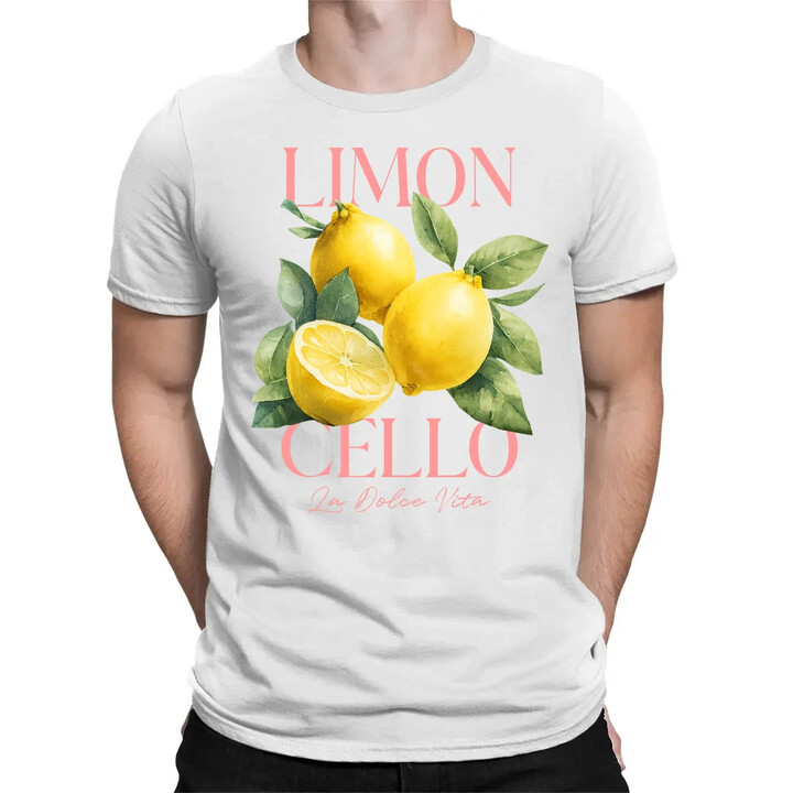 Limoncello La Dolce Vita - Citrón Lemon - pánské tričko s potiskem