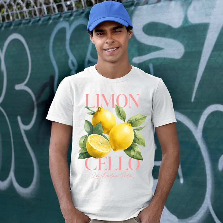 Limoncello La Dolce Vita - Citrón Lemon - pánské tričko s potiskem