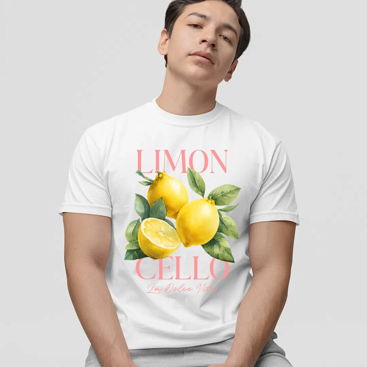 Limoncello La Dolce Vita - Citrón Lemon - pánské tričko s potiskem