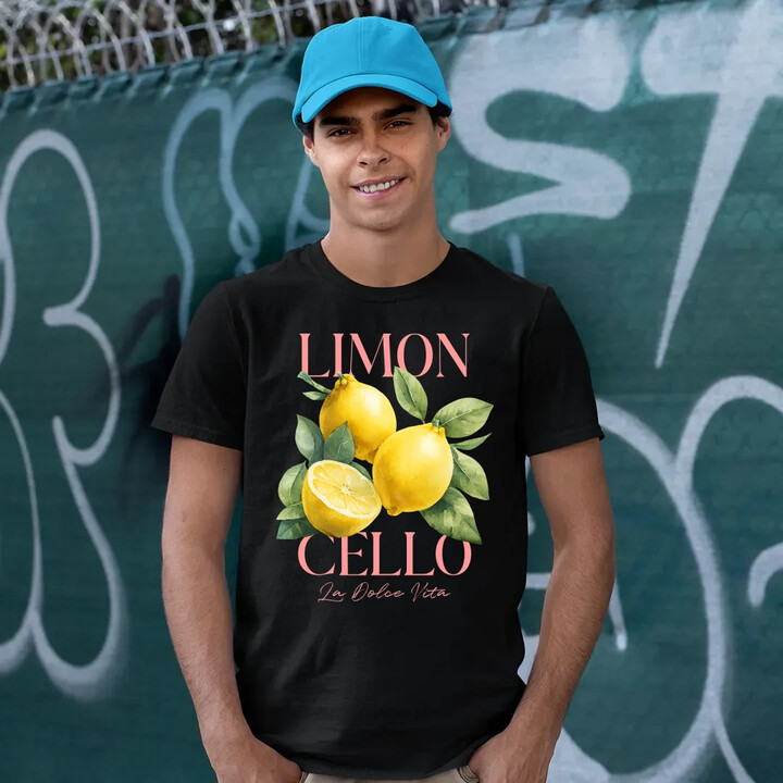 Limoncello La Dolce Vita - Citrón Lemon - pánské tričko s potiskem