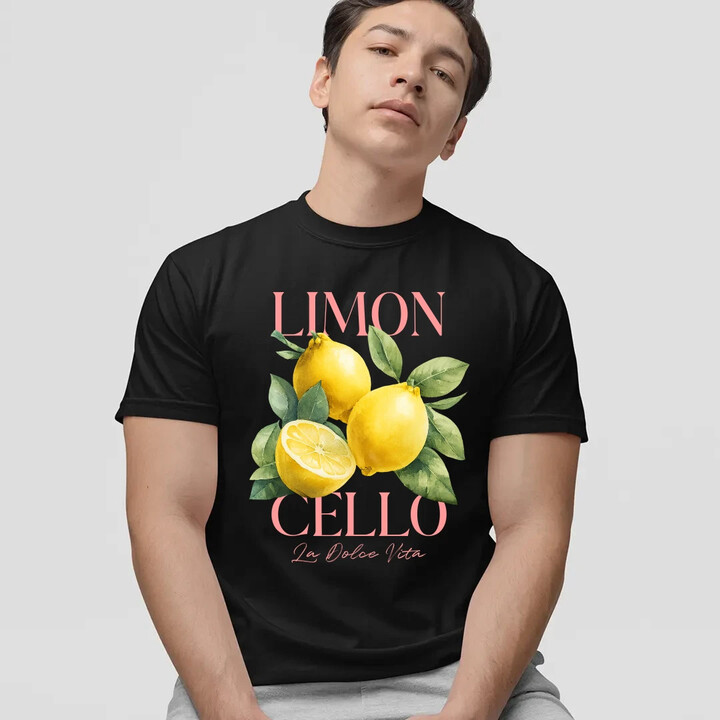 Limoncello La Dolce Vita - Citrón Lemon - pánské tričko s potiskem