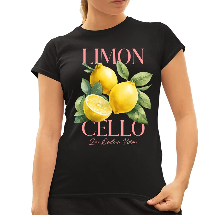 Limoncello La Dolce Vita - Citrón Lemon  - dámské tričko s potiskem