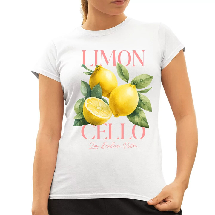 Limoncello La Dolce Vita - Citrón Lemon  - dámské tričko s potiskem