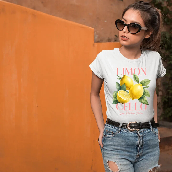 Limoncello La Dolce Vita - Citrón Lemon  - dámské tričko s potiskem