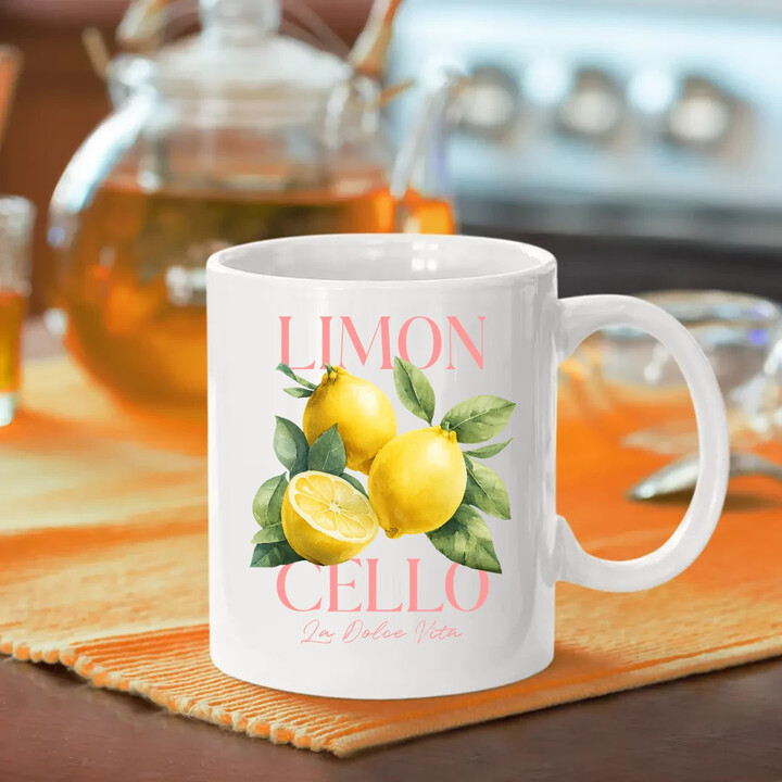 Limoncello La Dolce Vita - Citrón Lemon - hrnek s potiskem