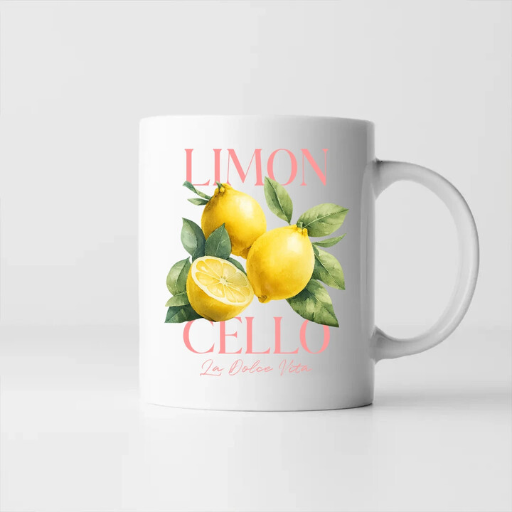 Limoncello La Dolce Vita - Citrón Lemon - hrnek s potiskem