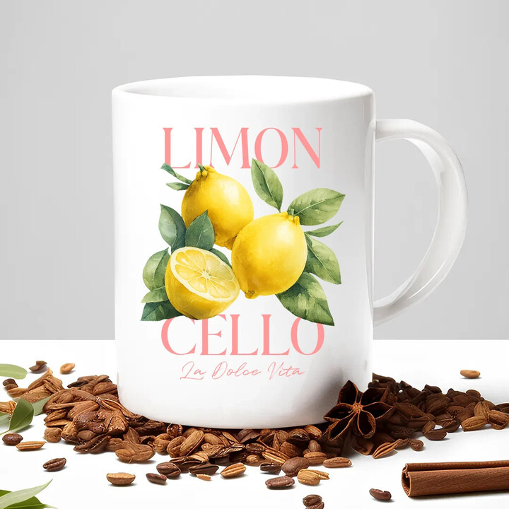 Limoncello La Dolce Vita - Citrón Lemon - hrnek s potiskem