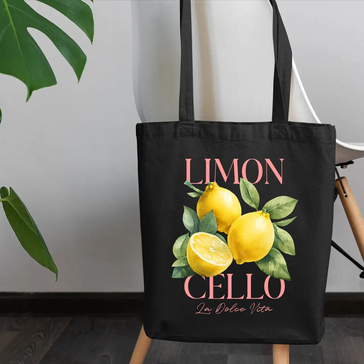 Limoncello La Dolce Vita - Citrón Lemon - taška s potiskem