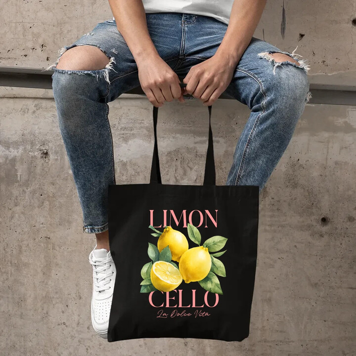 Limoncello La Dolce Vita - Citrón Lemon - taška s potiskem