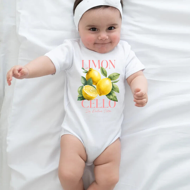 Limoncello La Dolce Vita - Citrón Lemon - dětské body s potiskem