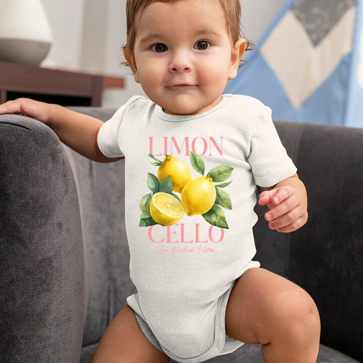 Limoncello La Dolce Vita - Citrón Lemon - dětské body s potiskem