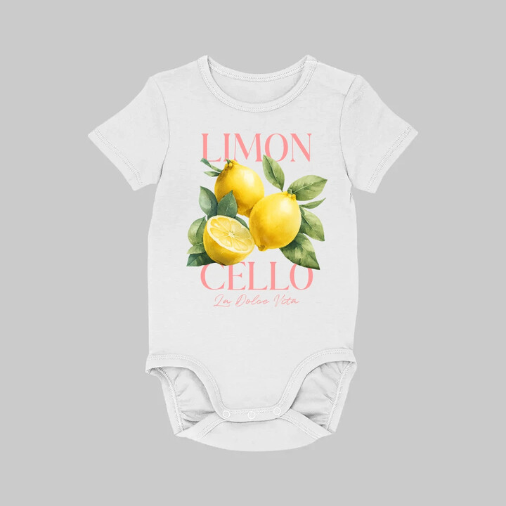 Limoncello La Dolce Vita - Citrón Lemon - dětské body s potiskem