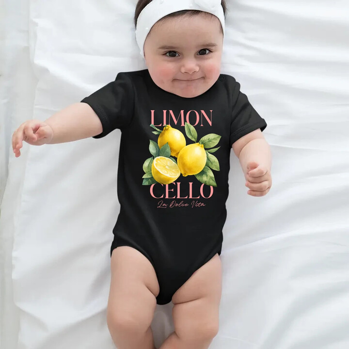 Limoncello La Dolce Vita - Citrón Lemon - dětské body s potiskem