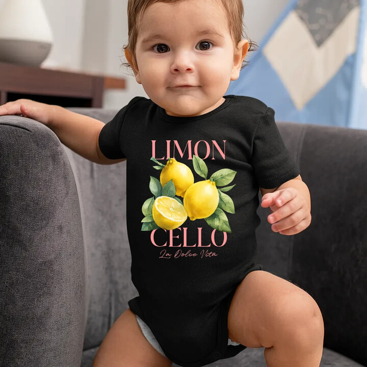 Limoncello La Dolce Vita - Citrón Lemon - dětské body s potiskem