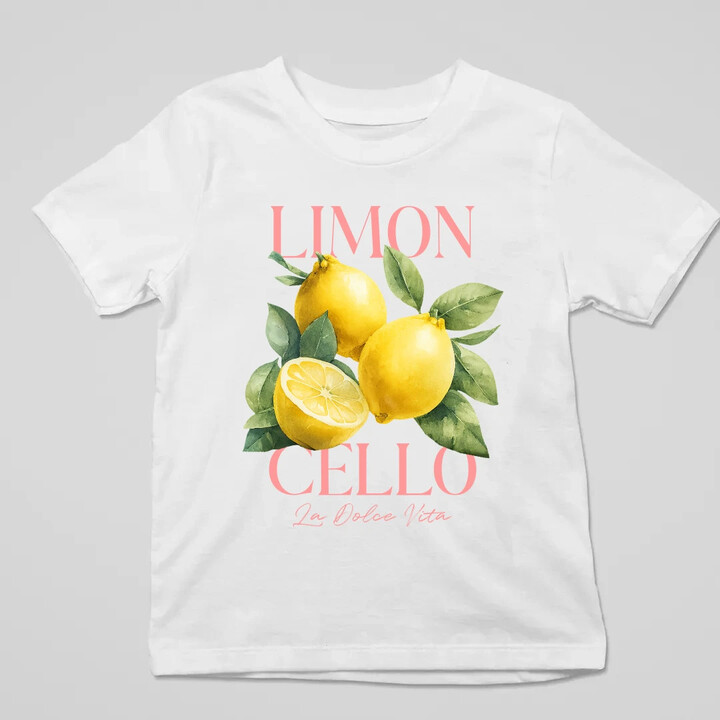 Limoncello La Dolce Vita - Citrón Lemon - dětské tričko s potiskem