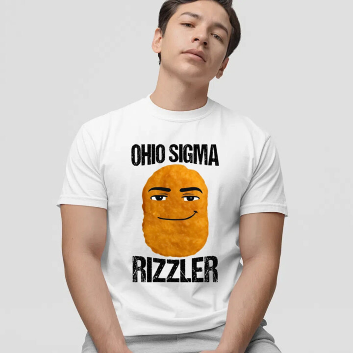 Ohio sigma rizzler - pánské tričko s potiskem