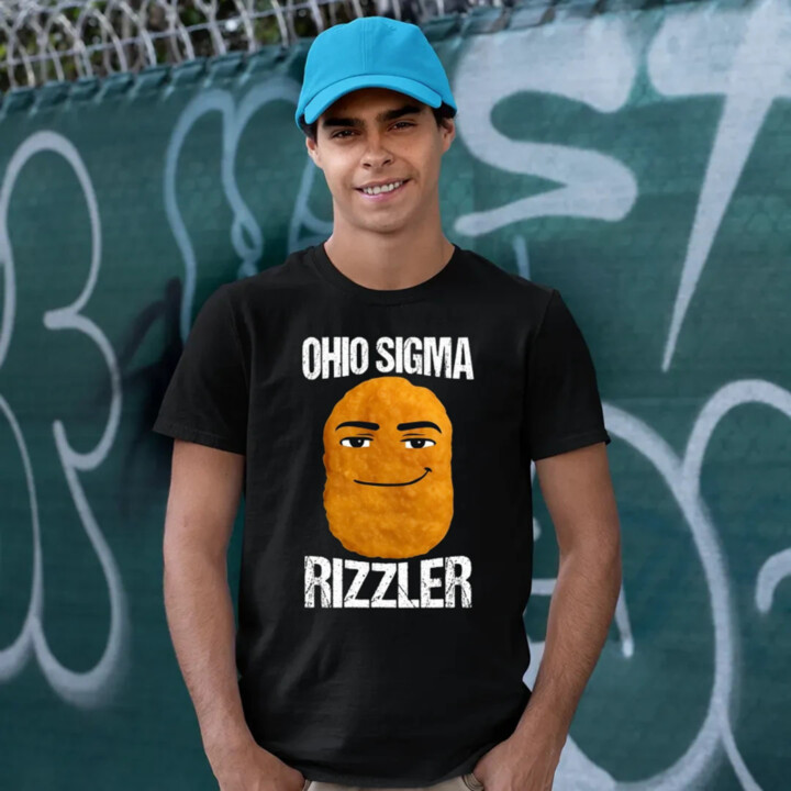 Ohio sigma rizzler - pánské tričko s potiskem