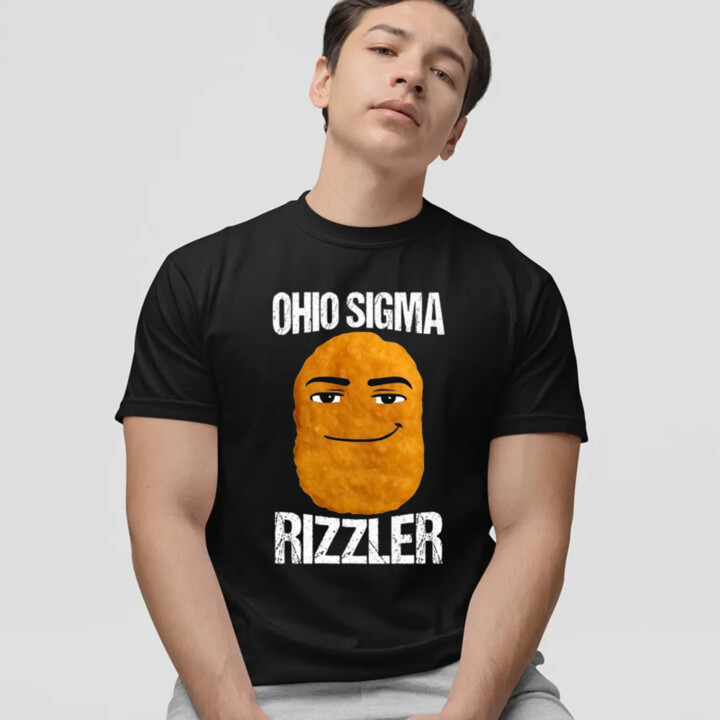 Ohio sigma rizzler - pánské tričko s potiskem