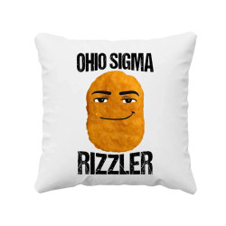 Ohio sigma rizzler - polštář s potiskem