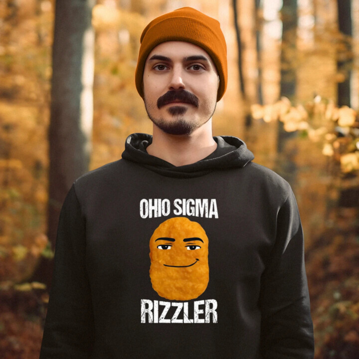 Ohio sigma rizzler - pánská mikina s potiskem