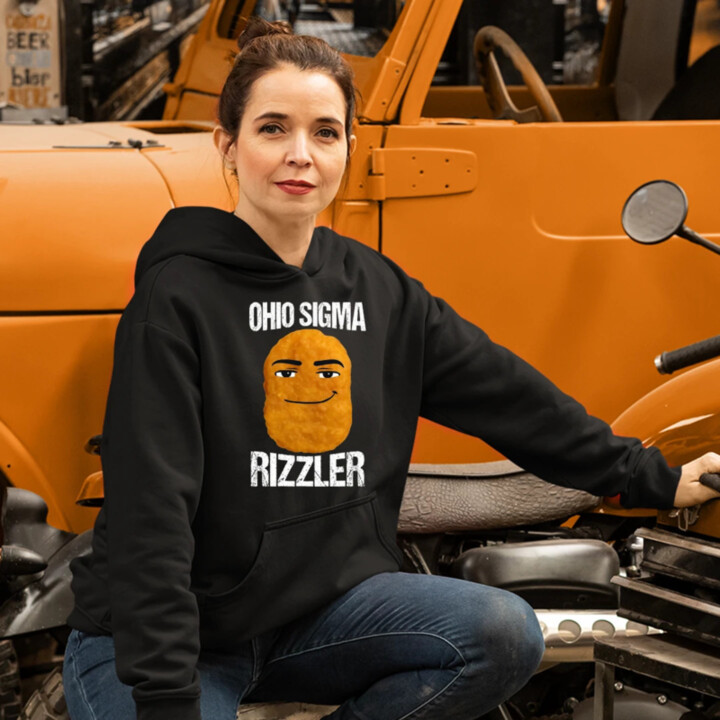 Ohio sigma rizzler - dámská mikina s potiskem