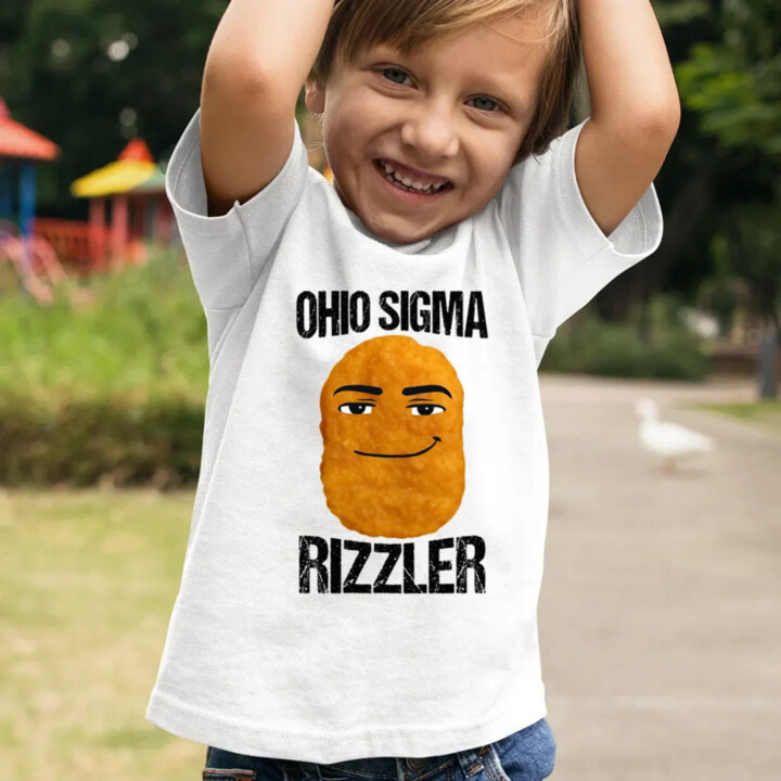 Ohio sigma rizzler - dětské tričko s potiskem
