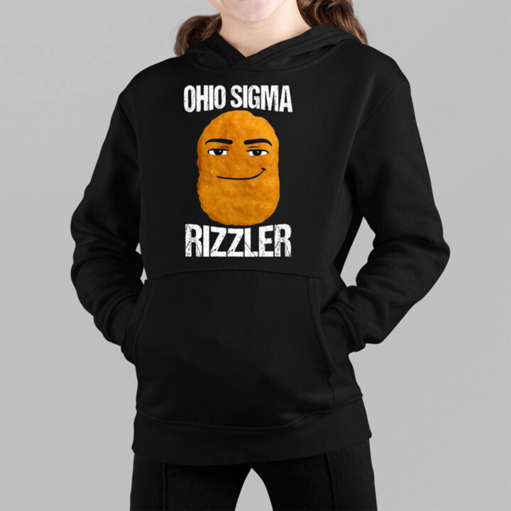 Ohio sigma rizzler - dětská mikina s kapucí