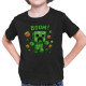 Boom! - dětské tričko s potiskem pro fanoušky Minecraftu