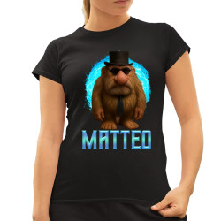 Matteo - Italian Brainrot - dámské tričko s potiskem MATTEOOOOOOOOOO