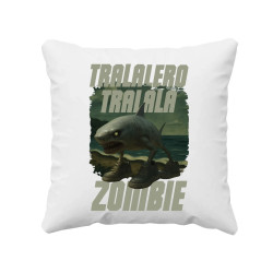 Tralalero tralala - zombie - Italian Brainrot - polštář s potiskem