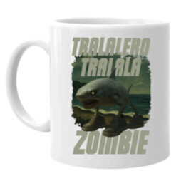 Tralalero tralala - zombie - Italian Brainrot  - hrnek s potiskem